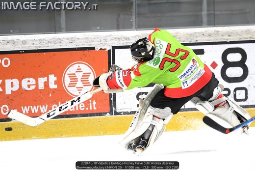 2020-10-10 Valpellice Bulldogs-Hockey Pieve 5567 Andrea Basraoui